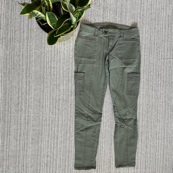 Mossimo Supply Co. Pants - Olive Green Utility Skinny Pants Mossimo- Jr 3